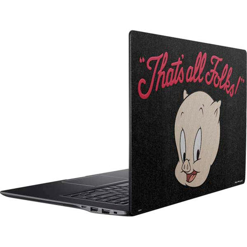 Looney Tunes Porky Pig Thats All Folks Ativ Book 9 (15.6in 2014) Skin